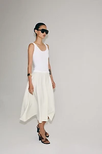 ZW COLLECTION LAYERED MIDI SKIRT