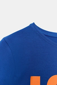 TEXT PRINT SHORT SLEEVE T-SHIRT
