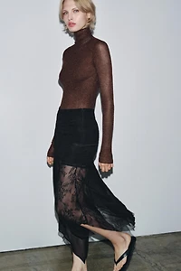 GEORGETTE COMBINATION SKIRT