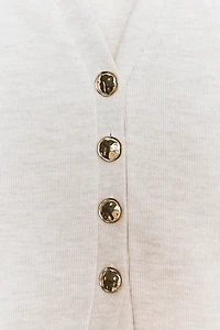 SOFT BUTTON CARDIGAN