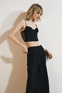 STRUCTURED UNDERWIRED CORSET TOP