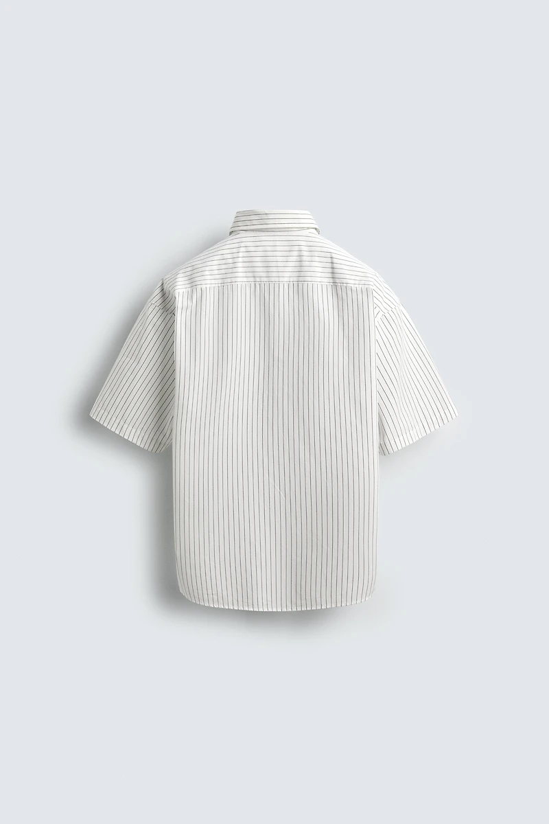 EMBROIDERED STRIPED SHIRT