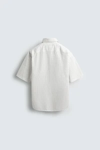 EMBROIDERED STRIPED SHIRT