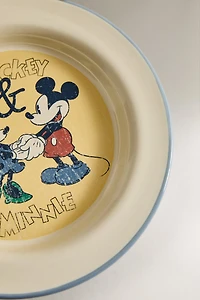 KIDS' CERAMIC MICKEY & MINNIE ©DISNEY PLATE