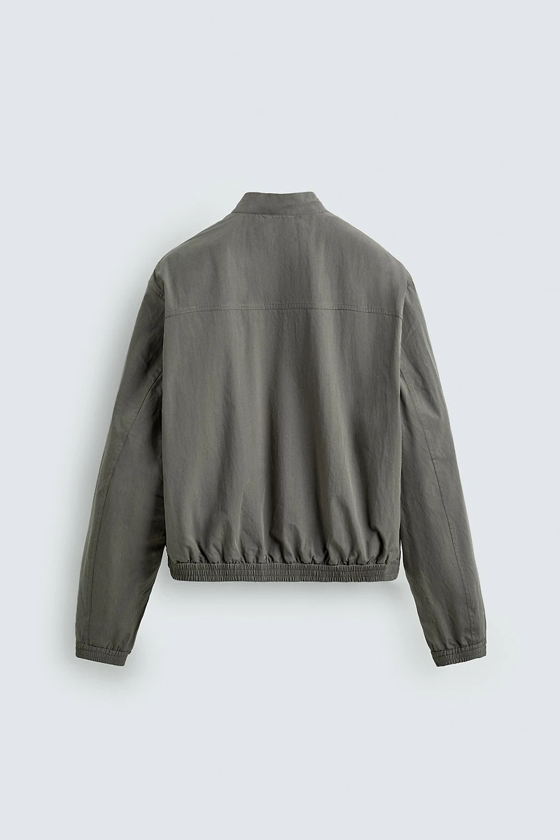 CROPPED FIT TECHNICAL JACKET