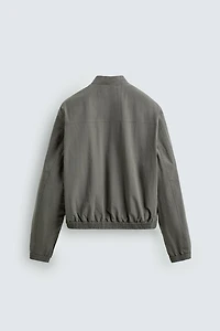 CROPPED FIT TECHNICAL JACKET