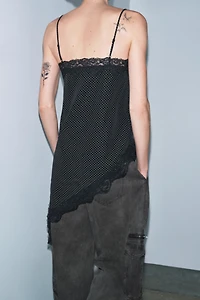 TOP ASYMÉTRIQUE À POIS ZW COLLECTION