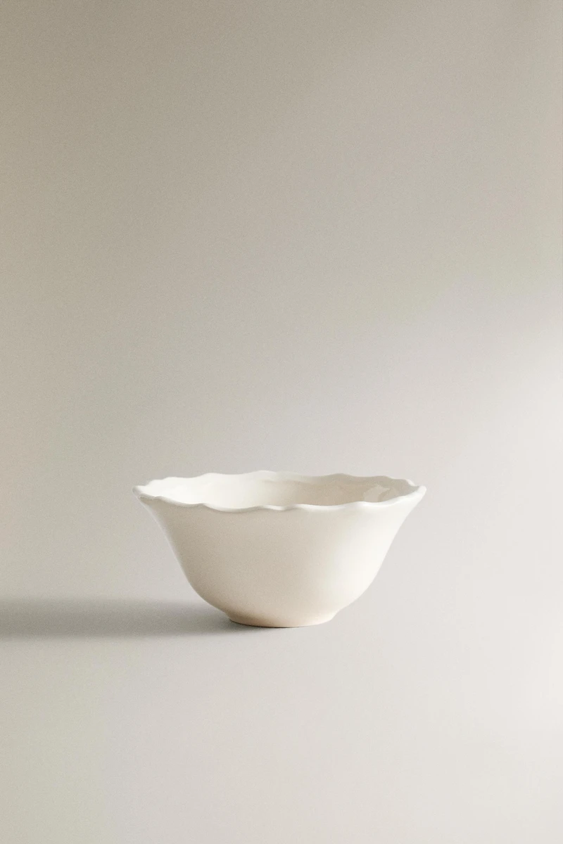 EARTHENWARE SNACK BOWL