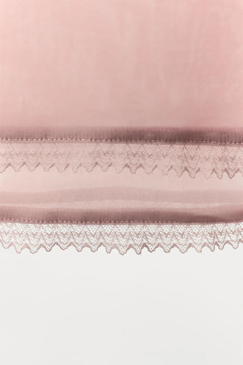 ORGANZA MIDI SKIRT