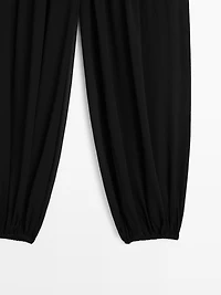 Sarouel trousers flowing fabric - LIMITED