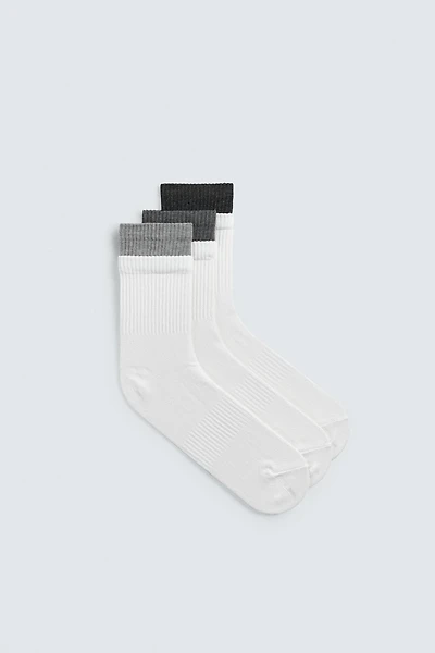 CHAUSSETTES DOUBLE EFFET LOT DE 3