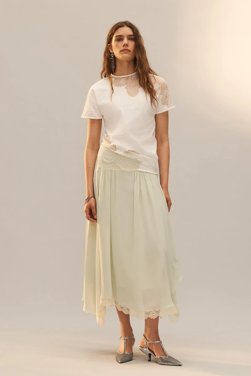 LIMITED EDITION RUFFLED LACE SKIRT