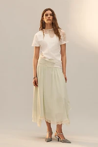 LIMITED EDITION RUFFLED LACE SKIRT