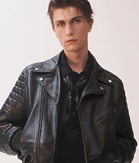 BLOUSON DE MOTARD EN CUIR CRAIG MCDEAN