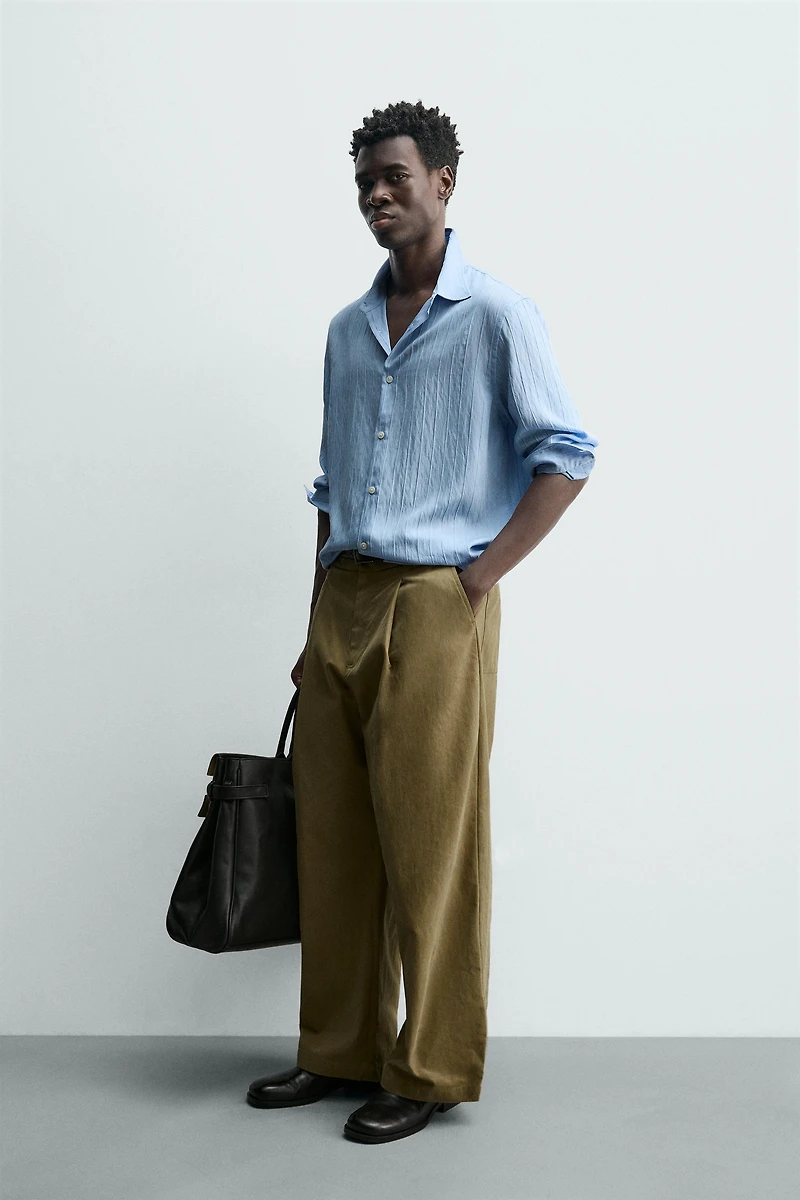 JACQUARD STRIPED SHIRT