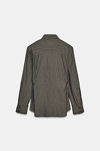 CHEMISE EN POPELINE RAYÉE