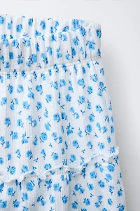 TEXTURED PRINT SKORT