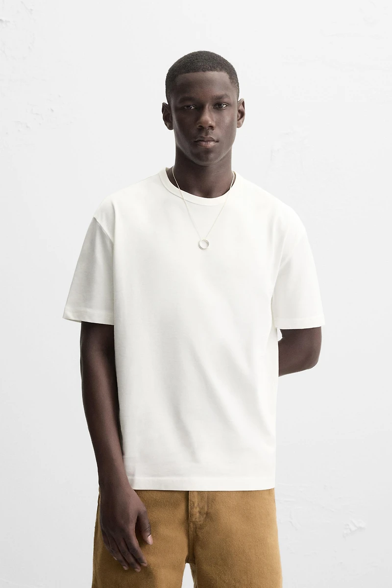 HEAVYWEIGHT BASIC RIBBED T-SHIRT