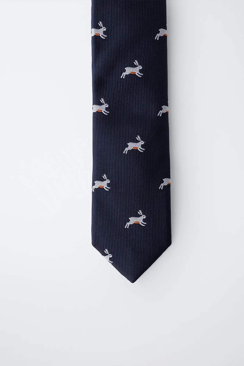 ANIMAL PRINT TIE