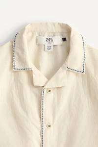 LIMITED EDITION EMBROIDERED TOPSTITCH SHIRT