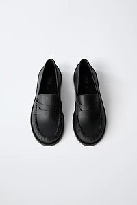 LEATHER LOAFERS