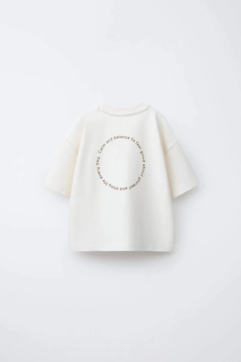 INTERLOCK TEXT T-SHIRT