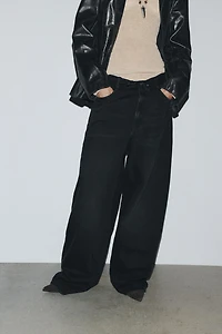 JEAN TAILLE MI-HAUTE TRF À PLIÉE