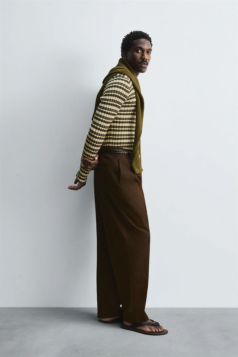 STRIPED JACQUARD SWEATER