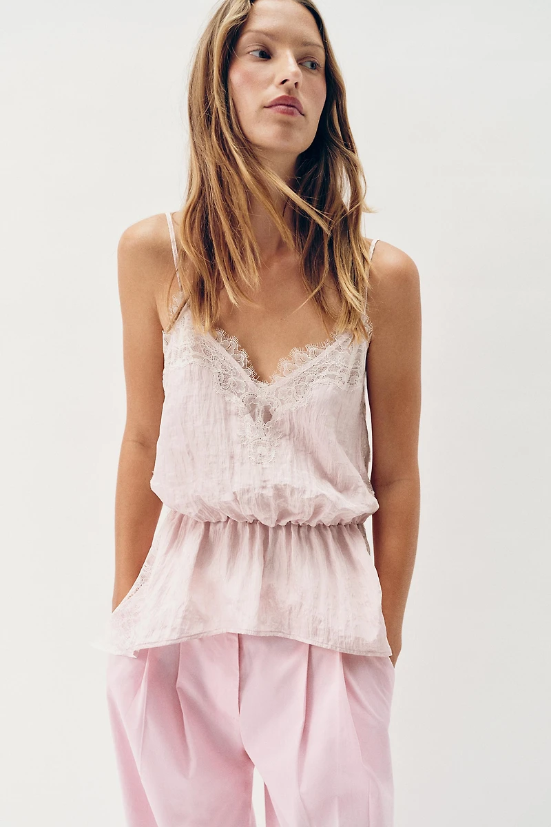 LACE CAMISOLE TOP