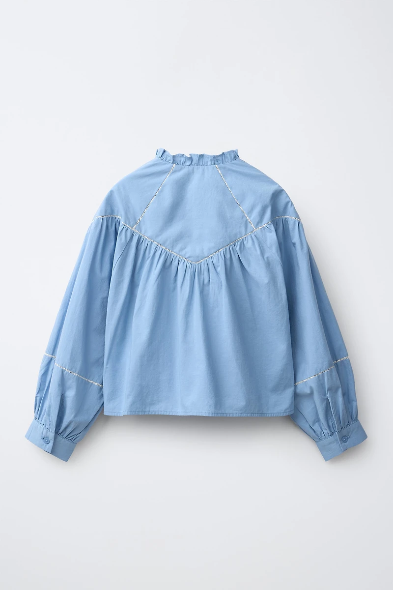 CHEMISE ROMANTIQUE BRODÉE