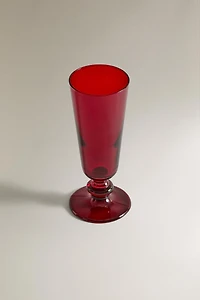 CHRISTMAS FLUTE GLASS