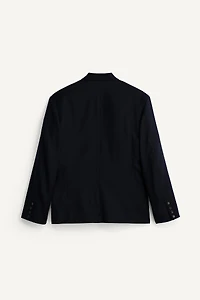 VESTE COUPE DÉCONTRACTÉE BRODERIES CONTRASTANTES
