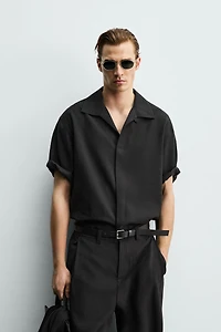 RELAXED FIT FLOWY SHIRT