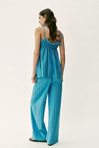 STRIPED PALAZZO PANTS