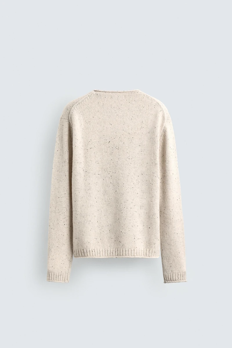 WOOL BUTTONED JUMPER