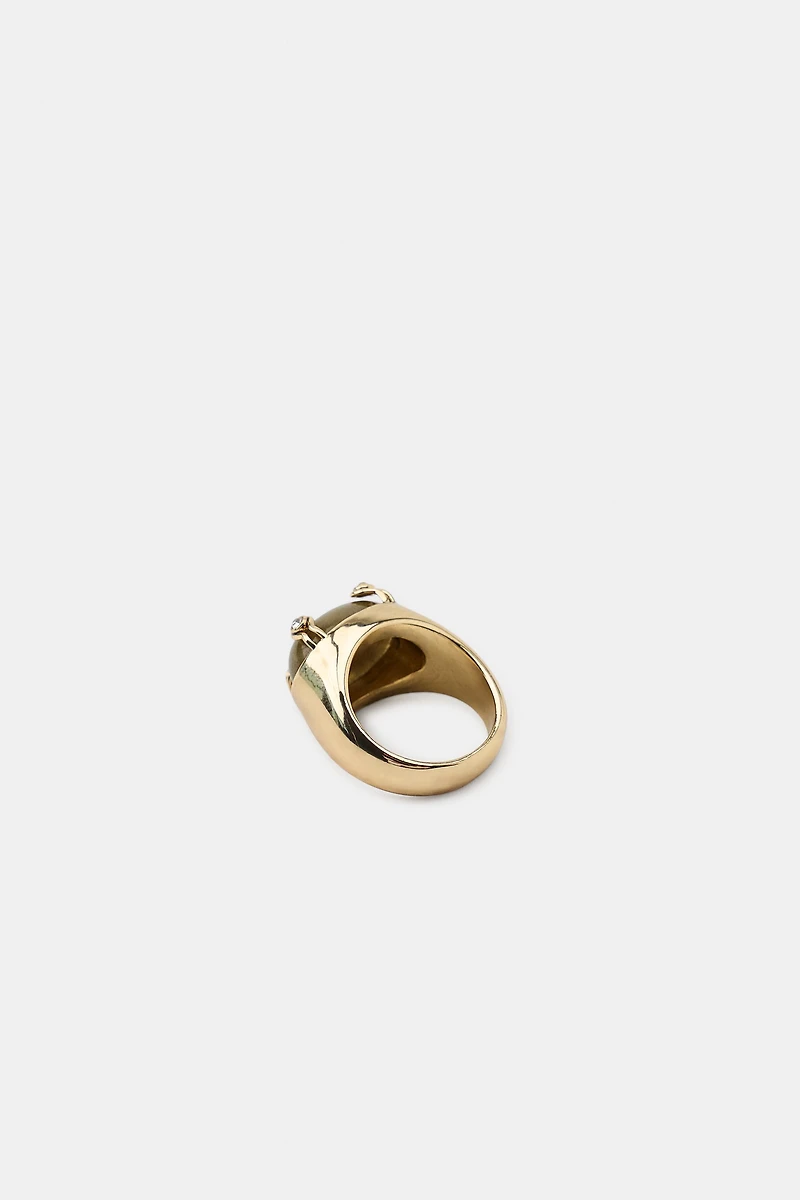 METAL STONE RING