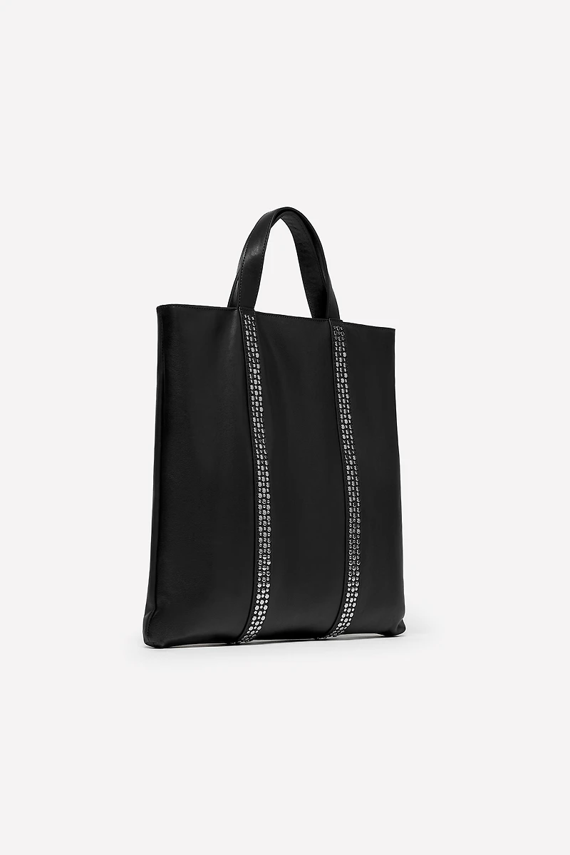 LUDOVIC DE SAINT SERNIN x ZARA LEATHER SHOPPER BAG