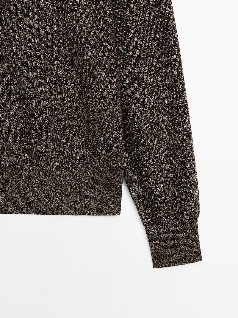 Cardigan 100 % coton mouliné