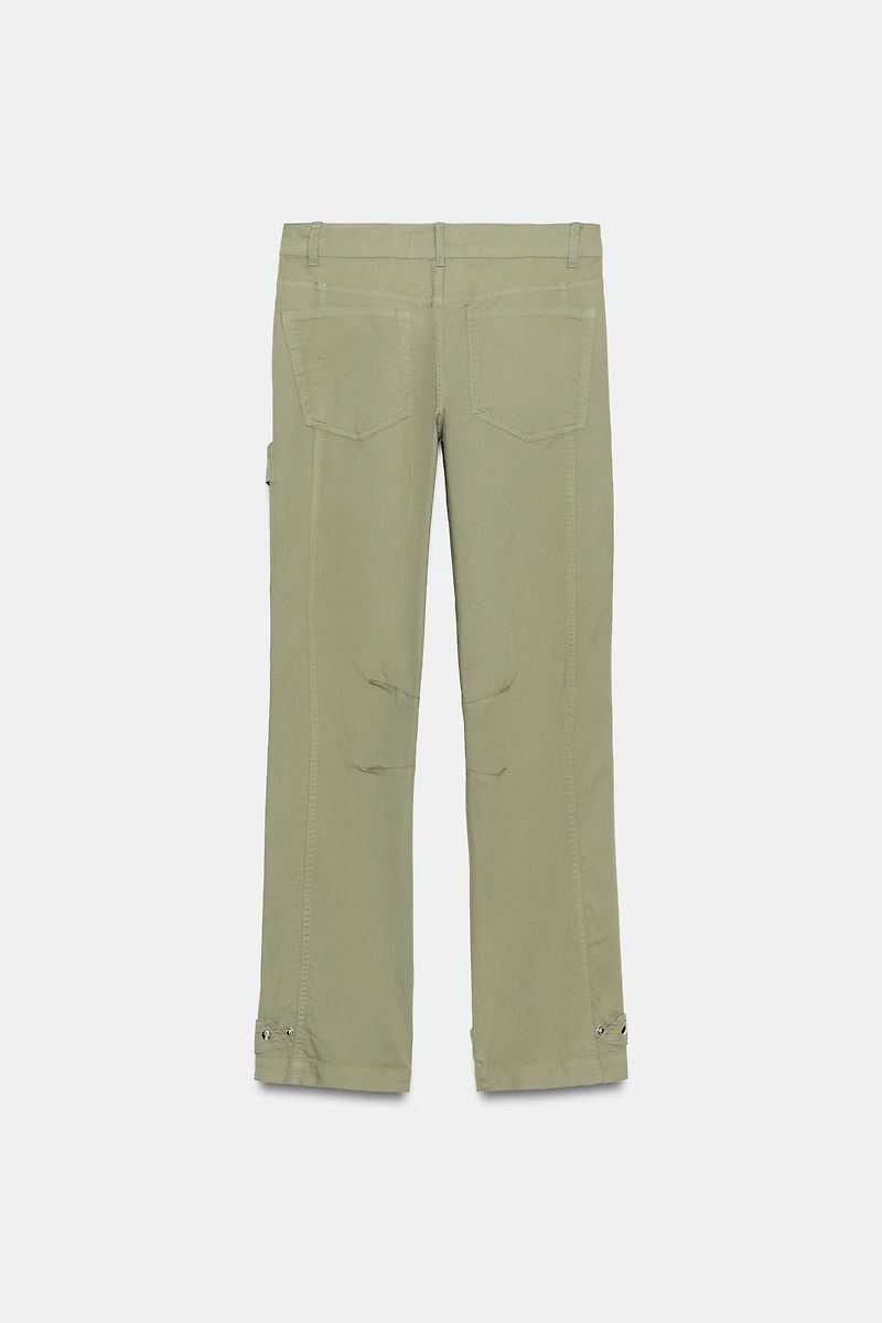 STRAIGHT LEG CARGO PANTS