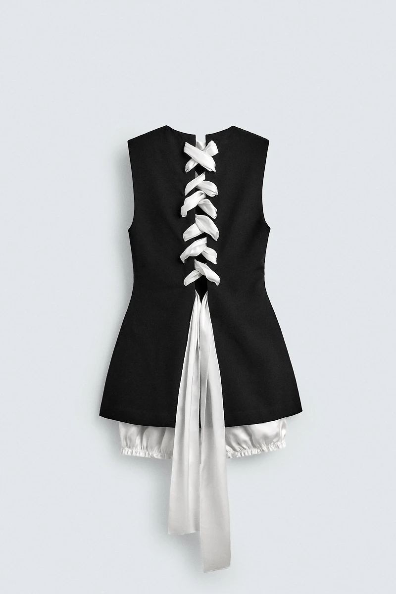 CONTRAST POPLIN PLAYSUIT HARRY LAMBERT FOR ZARA X DISNEY