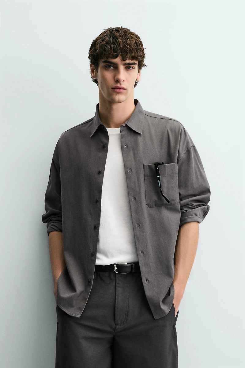 CHEMISE FLUIDE COUPE DÉCONTRACTÉE