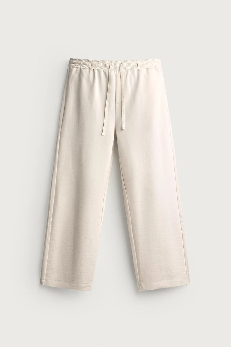 CONTRAST WAIST JOGGER PANTS