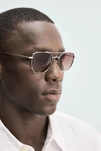 SQUARED METAL SUNGLASSES