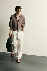 RELAXED FIT FLOWY SHIRT