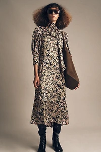 ZW COLLECTION FLORAL MIDI DRESS
