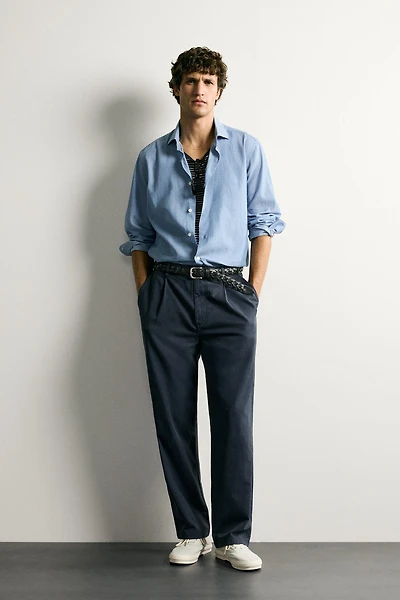 REGULAR FIT VOILE SHIRT