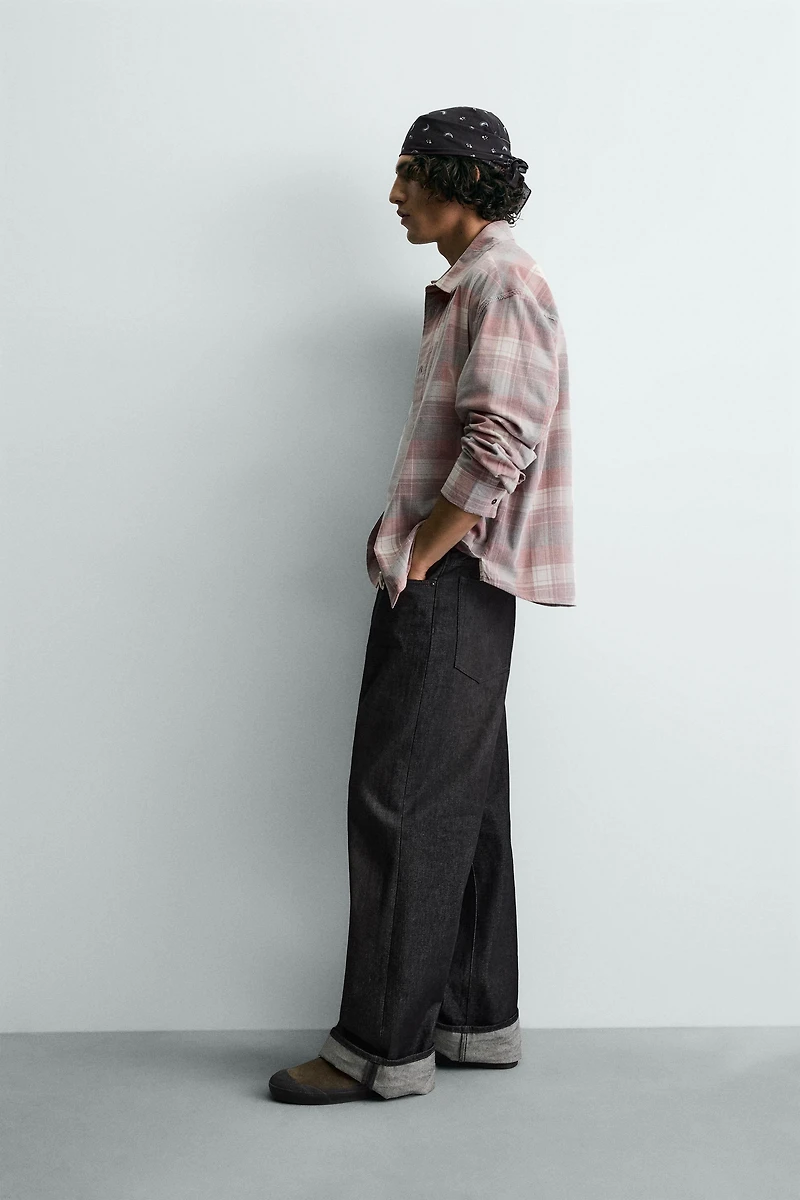 PLAID CORDUROY SHIRT
