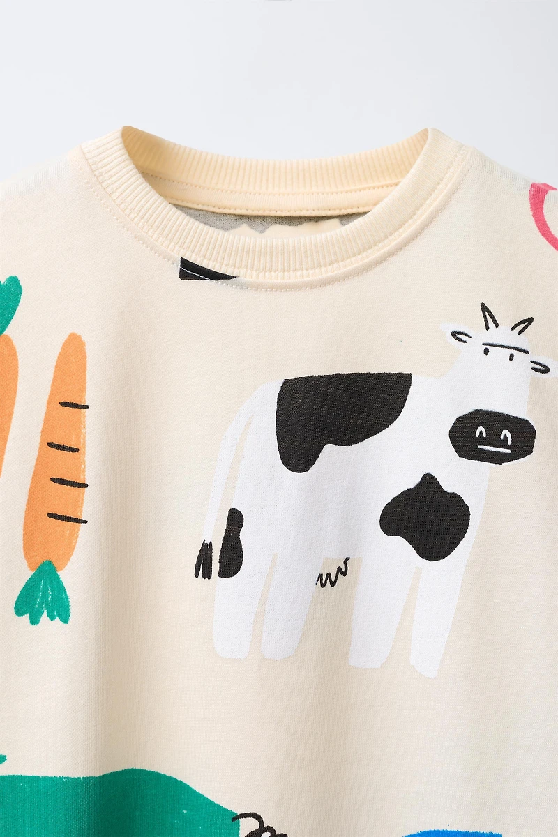 ENSEMBLE DE JOGGING À IMPRIMÉ FERME