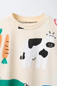 ENSEMBLE DE JOGGING À IMPRIMÉ FERME