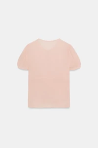 SEMI-SHEER GEORGETTE TOP